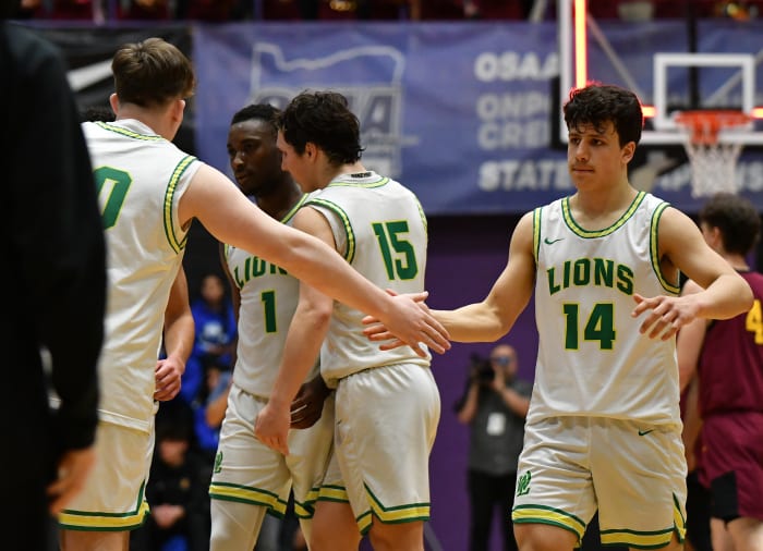 West Linn Central Catholic 6A Oregon boys basketball quarterfinal Taylor Balkom 52